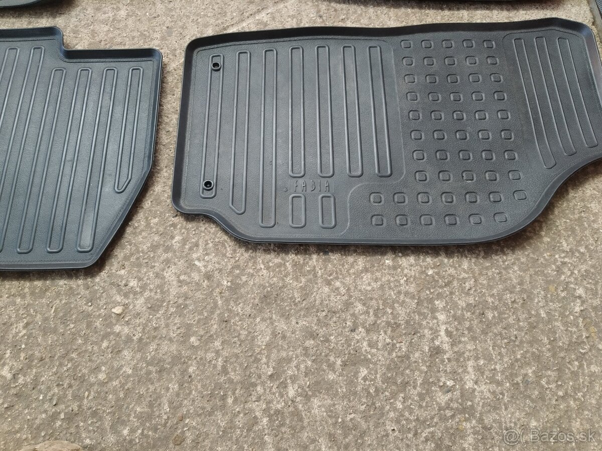 gumové rohože škoda fabia 1 - 3