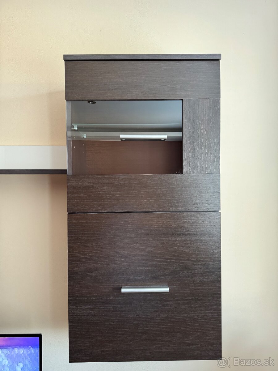 Obývacia stena tmavohneda - 3