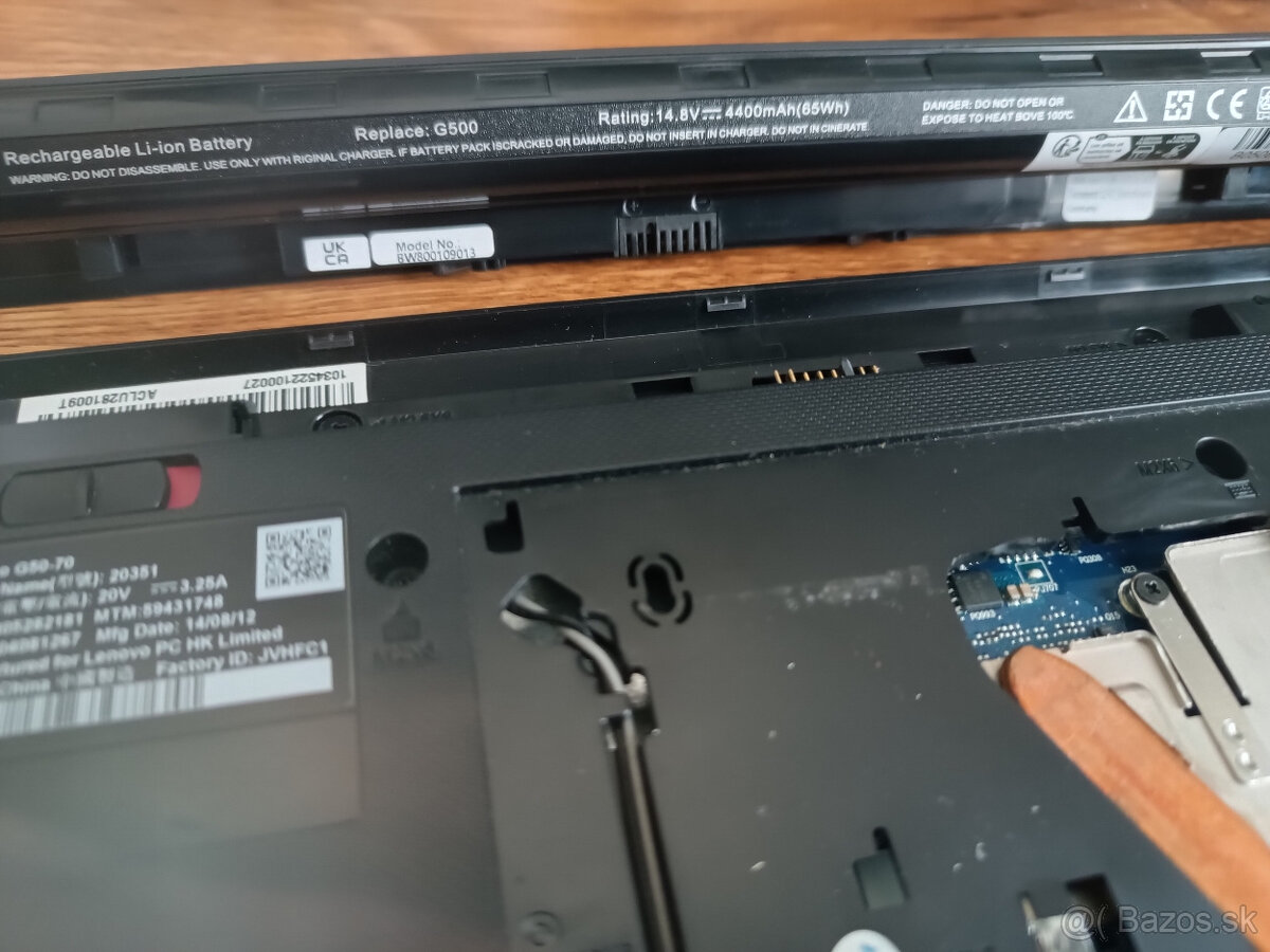 Lenovo G50‑70 – i3, 8 GB RAM, nová batéria – vadný displej - 3