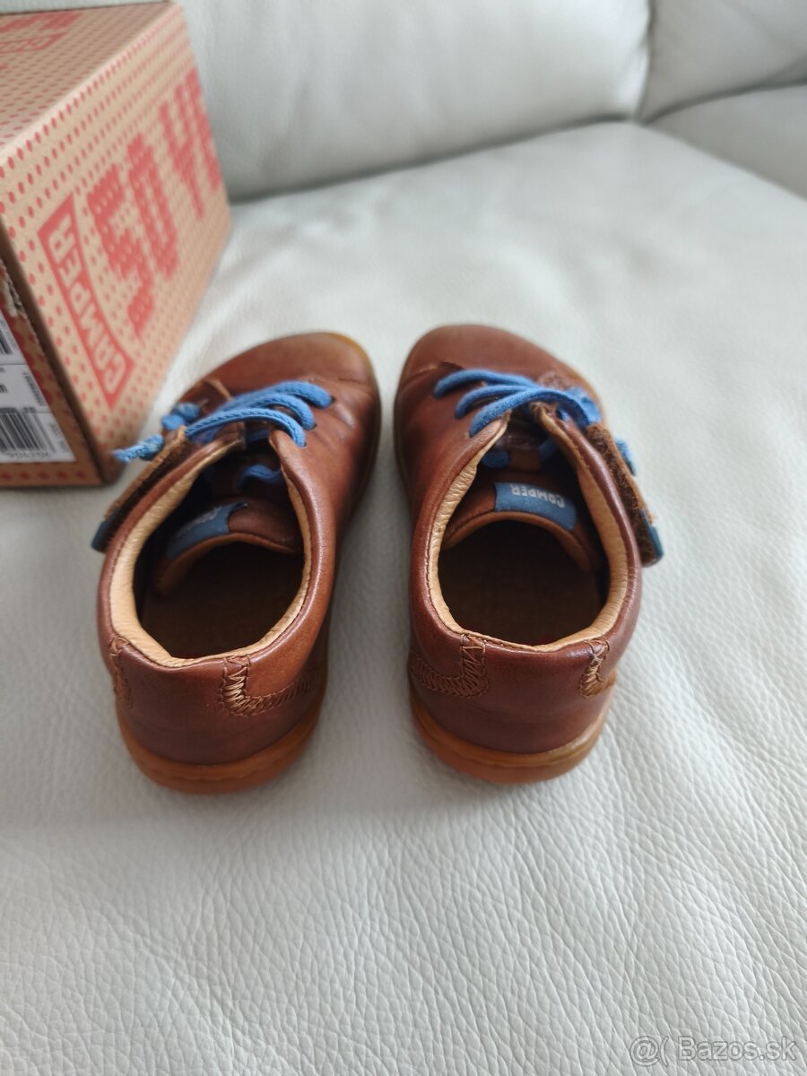Detské kožené barefoot topánky Camper - 3