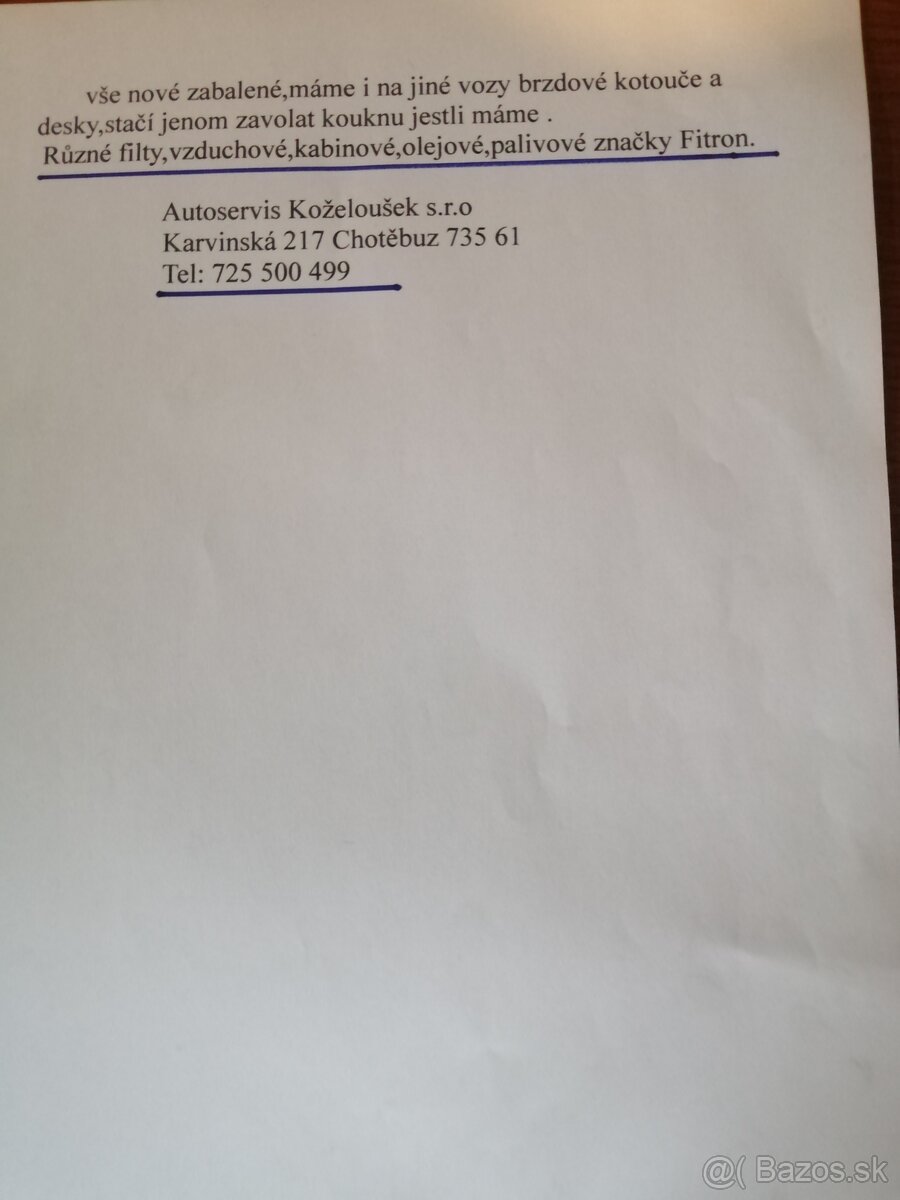 Brzdové kotouče, desky, obložení Ferodo - 3