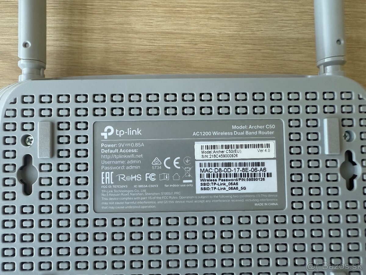 WiFi Router TP-Link Archer C50 - 3
