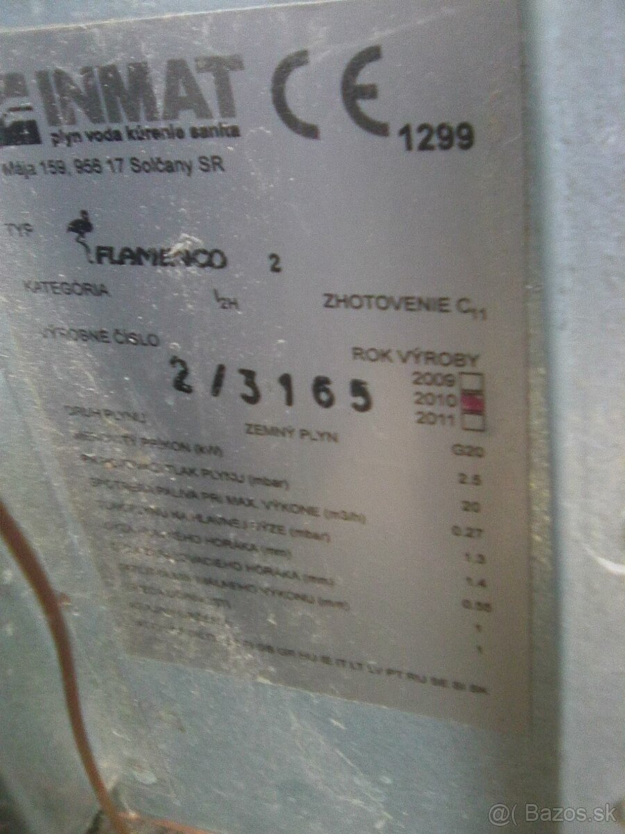 gamatky cez stenu INMAT FLAMENCO 2-2,5 KW - 3