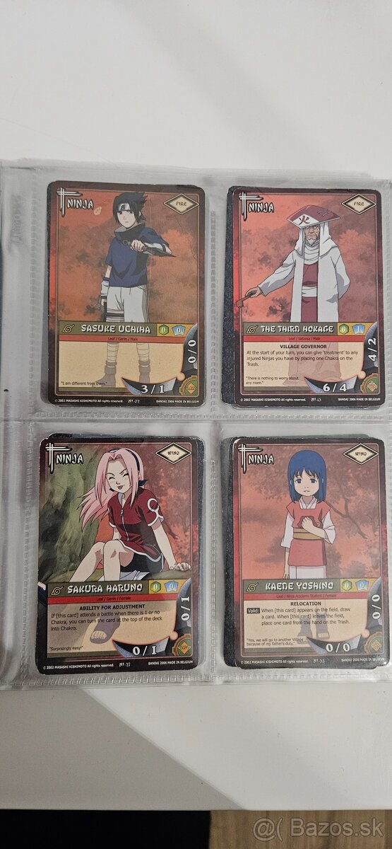 Naruto kartova zberatelska kolekcia 2006 - 3