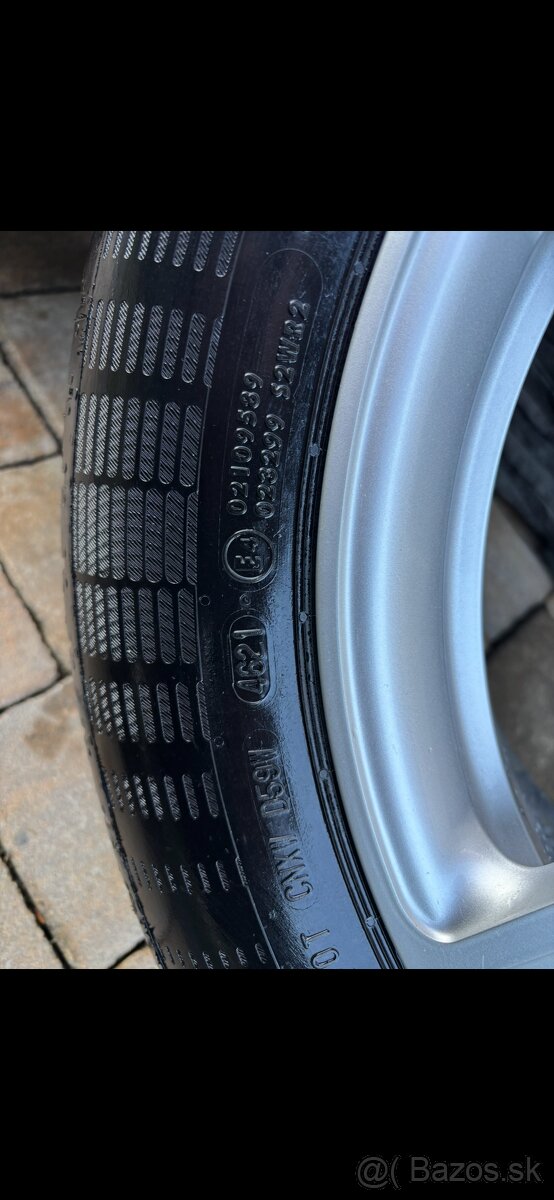 Originálne disky Audi R16 + letné pneumatiky Continental - 3