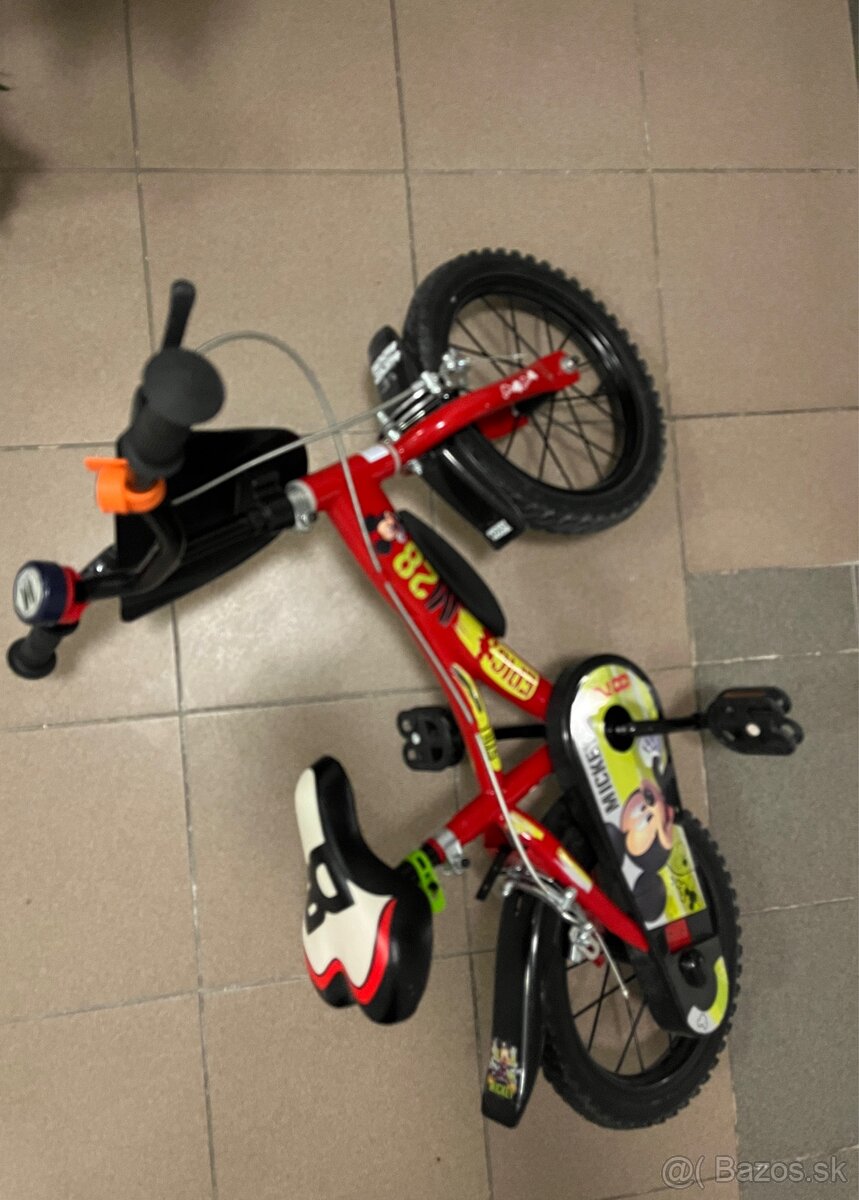 Detský bicykel Mickey Mouse a detská prilba ABUS 2.0 - 3
