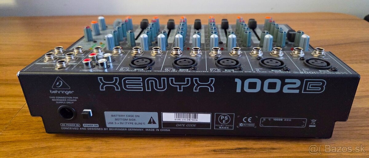 Predám Analógový mixpult Behringer XENYX 1002 B - 3