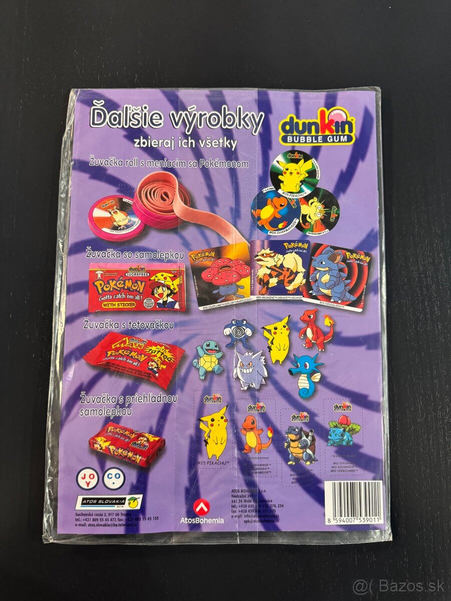 Pokémon Boomer Dunkin Bubble Gum - 3