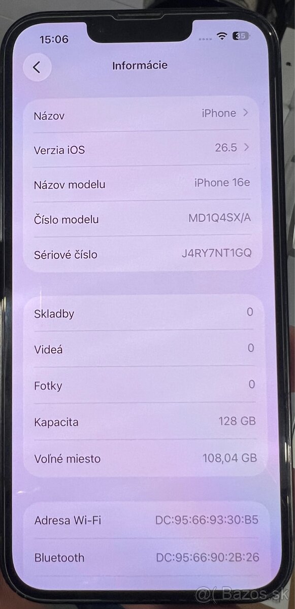 iPhone 16e 128GB black - 3