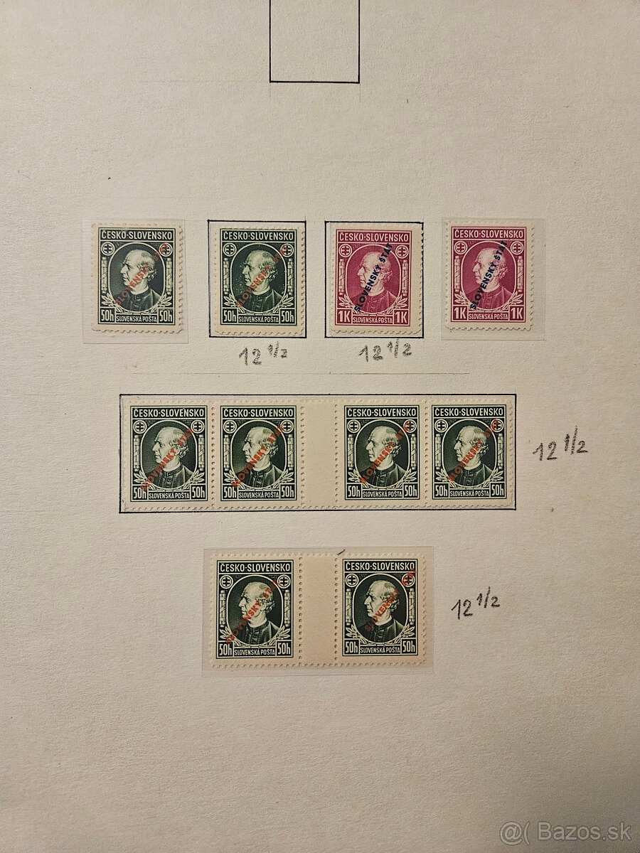 poštové známky Slovenský štát - 3