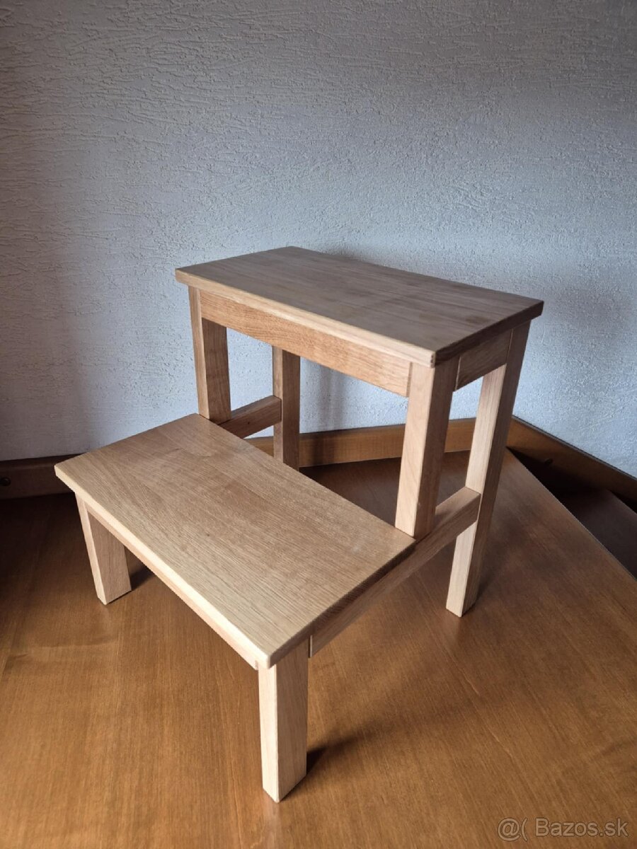 ✅Drevená dvojstupňová stolička / schodík✅ - 3