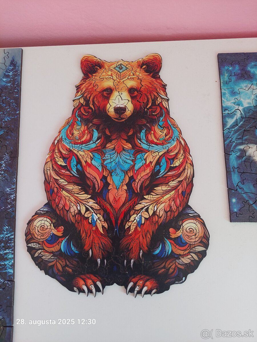 Wooden puzzle tiger - 3