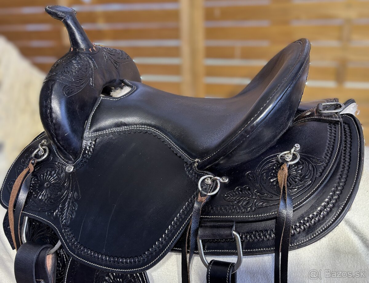 Westernový sedlový komplet 5) černý - 3