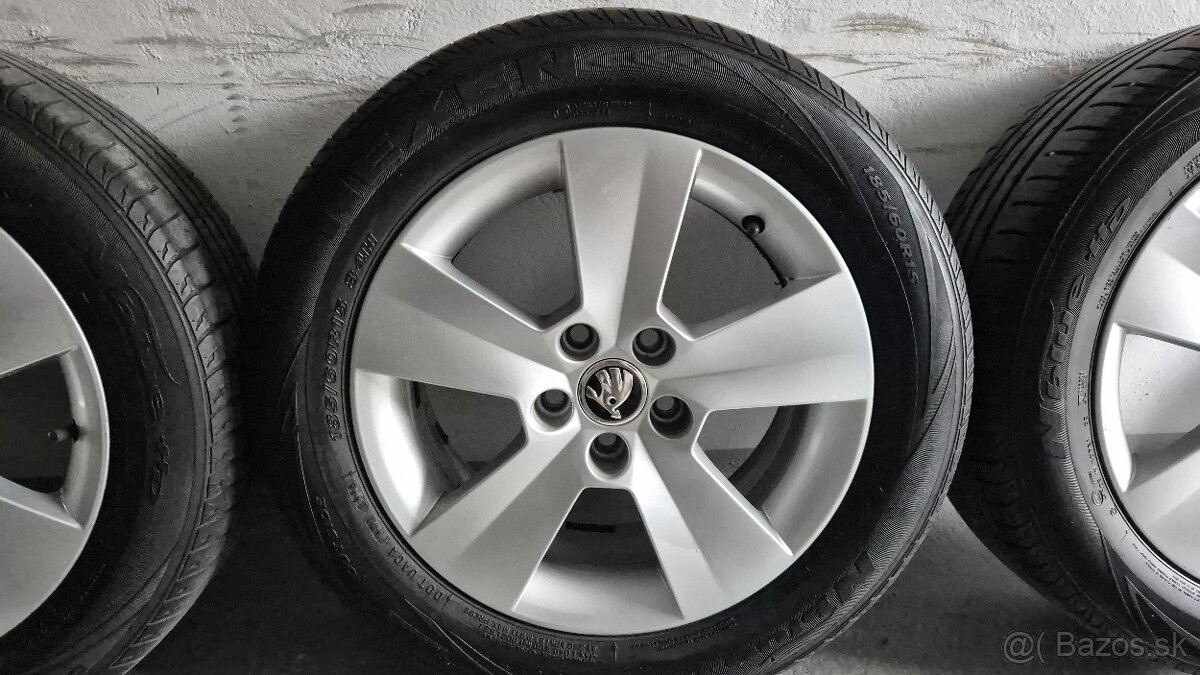 Letné komplety 5X100 R15 a letné pneu - 3