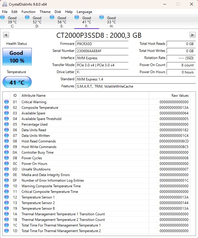 Crucial P3 2TB, M.2 2280, NVMe (nepoužité) - 3