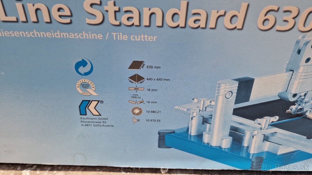 Rezačka na dlažbu 630mm Topline - 3