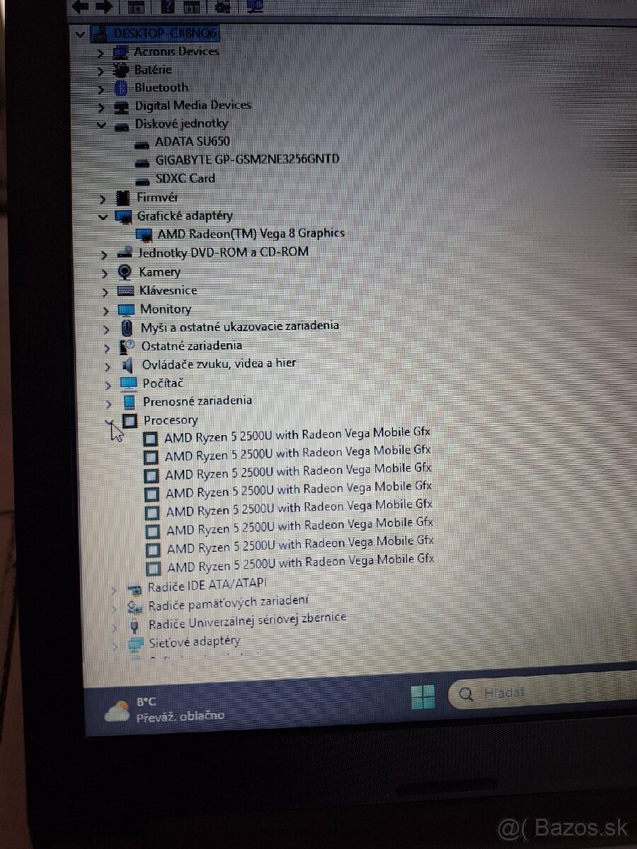 Notebook HP 255G7 ako novy. - 3