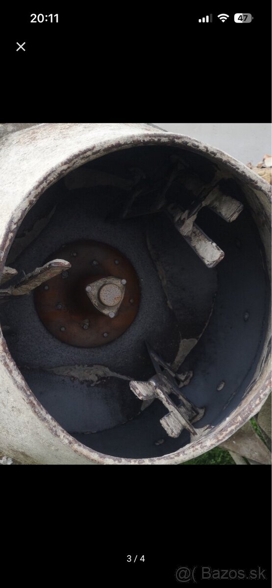 Miešačka 250 - bubnový trň - 3