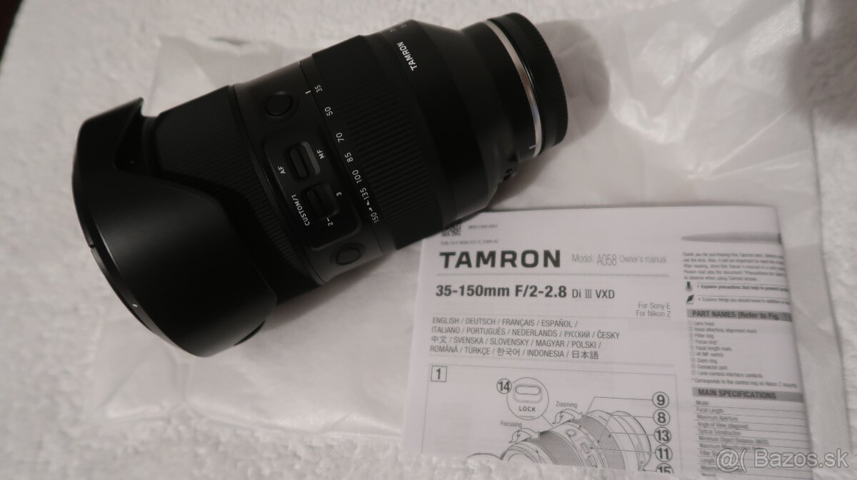 TAMRON 35-150 f2-2,8 sony - 3