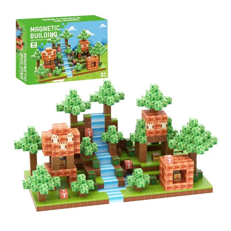 Minecraft magnetické kocky 100 ks - 3