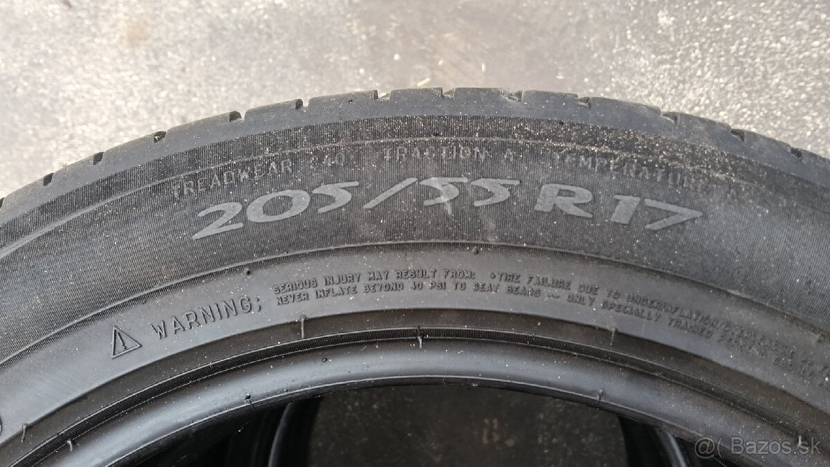 PNEU letné 205/55 R17 40€/4ks - 3