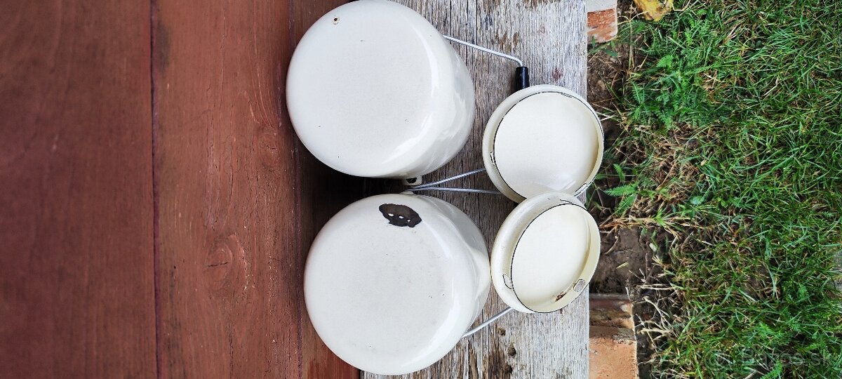 Smaltové kanvice, taniere - 3