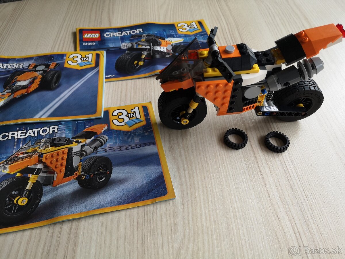 Lego Creator 3v1 31059 Cestná motorka - 3