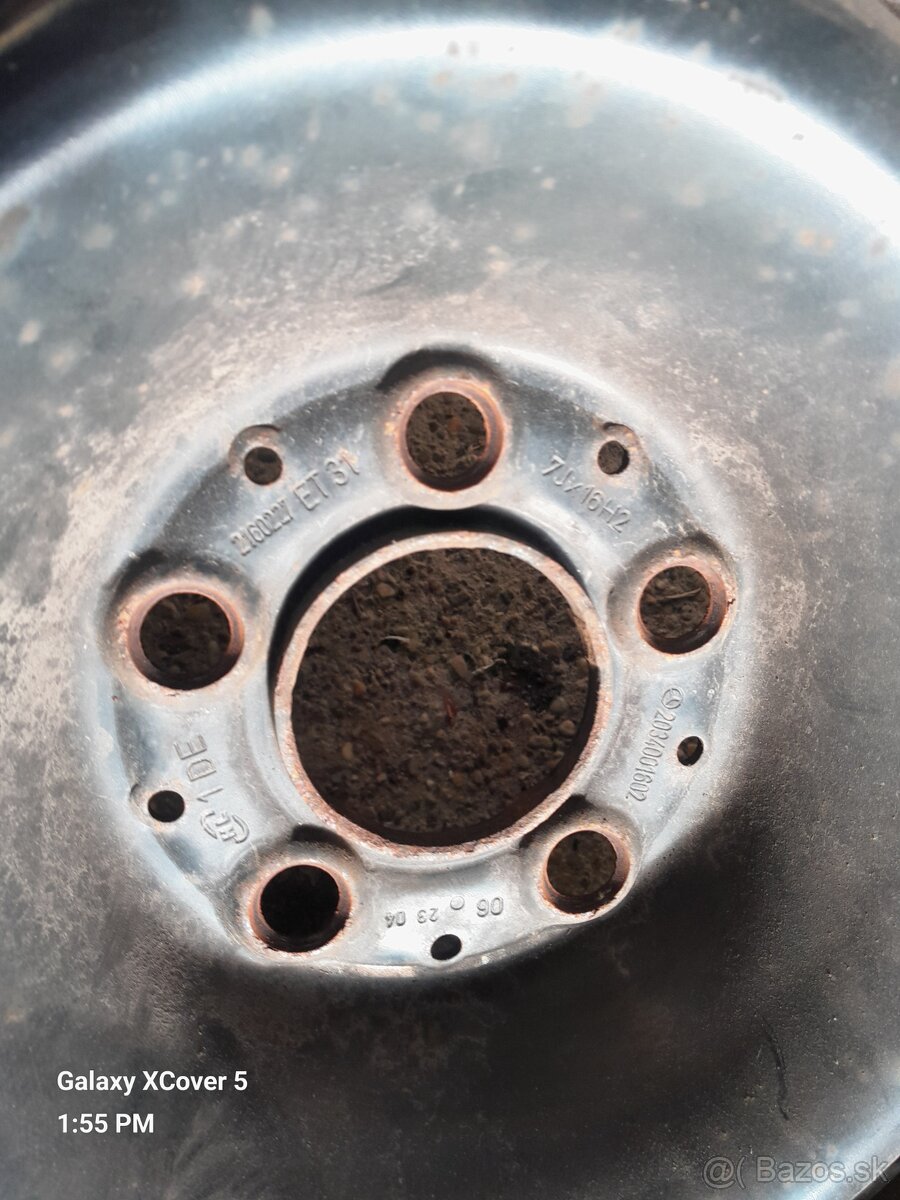 R16 5x112 plechace + puklice - 3