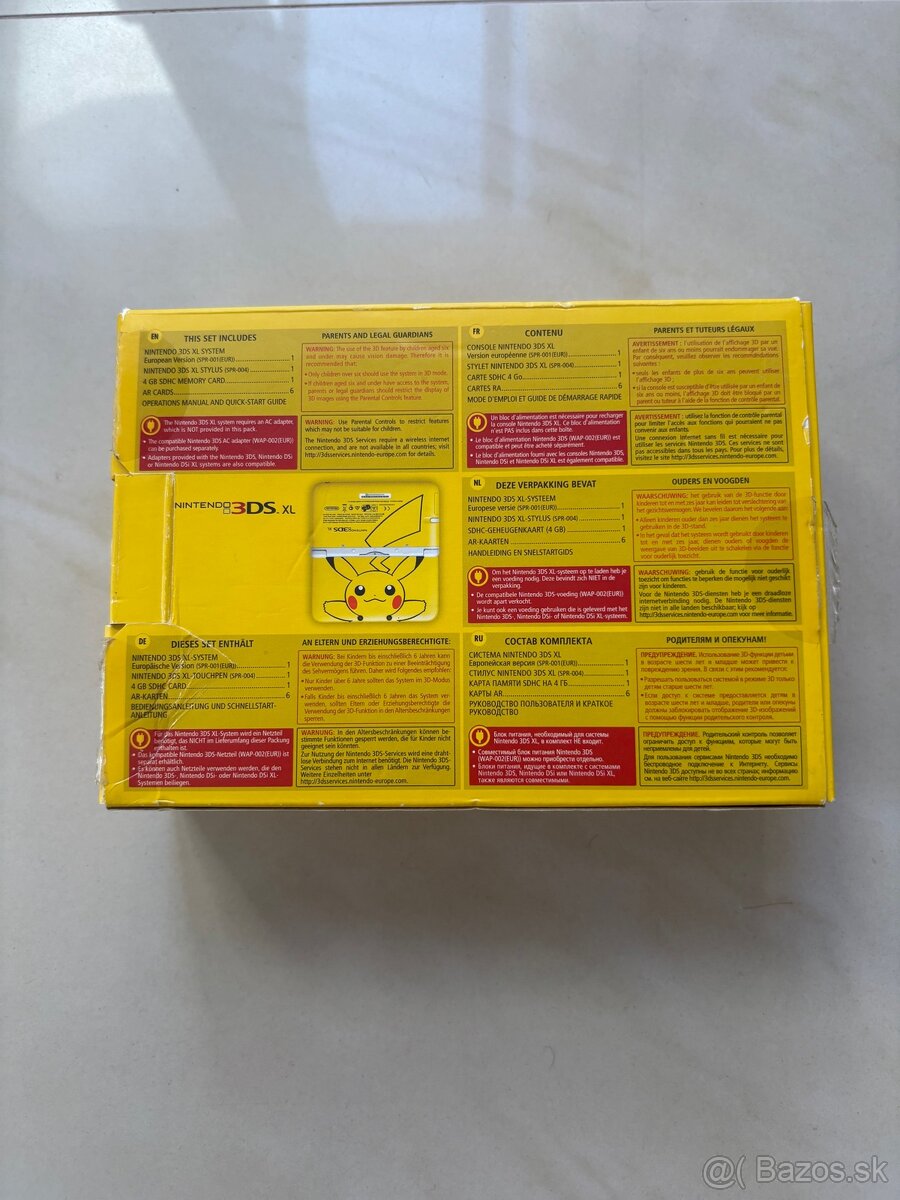 Nintendo 3DS XL Pikachu Edition Modded + Box - 3