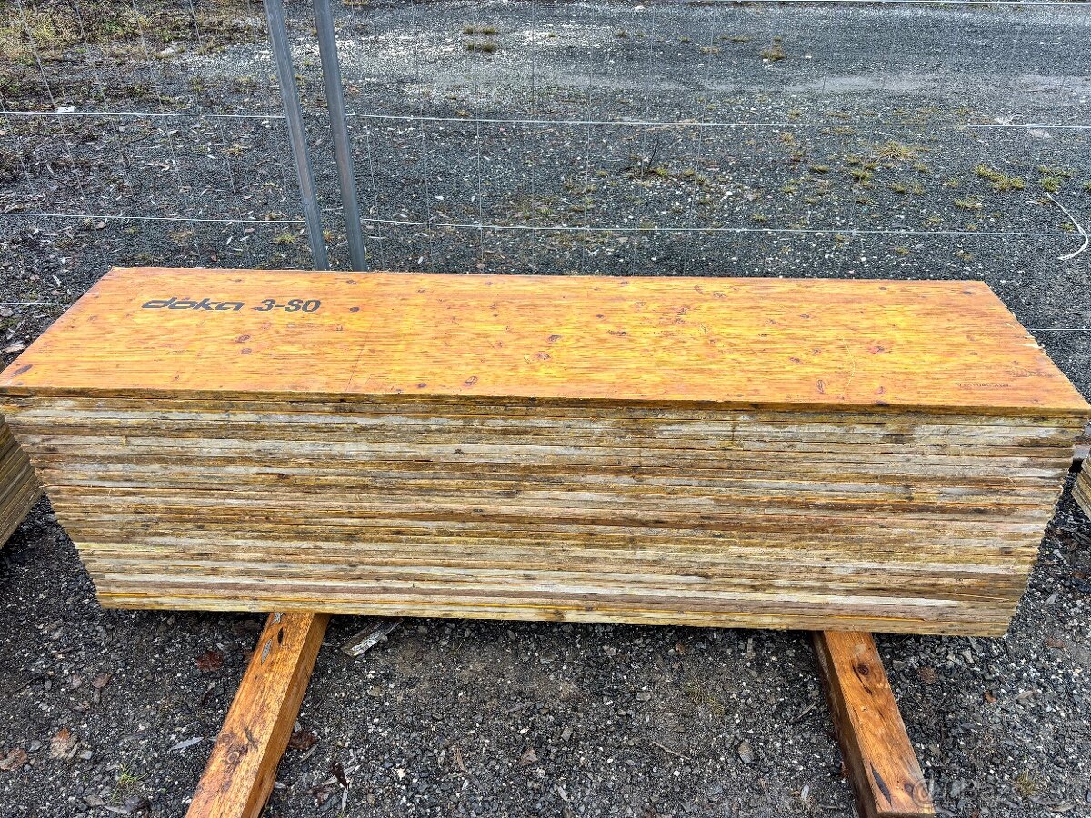 Doka použité dosky preglejky - 3