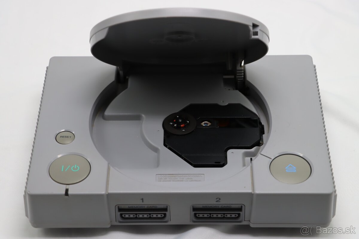 PS1 SCPH-9002 + analógový ovládač + karta + káble - 3