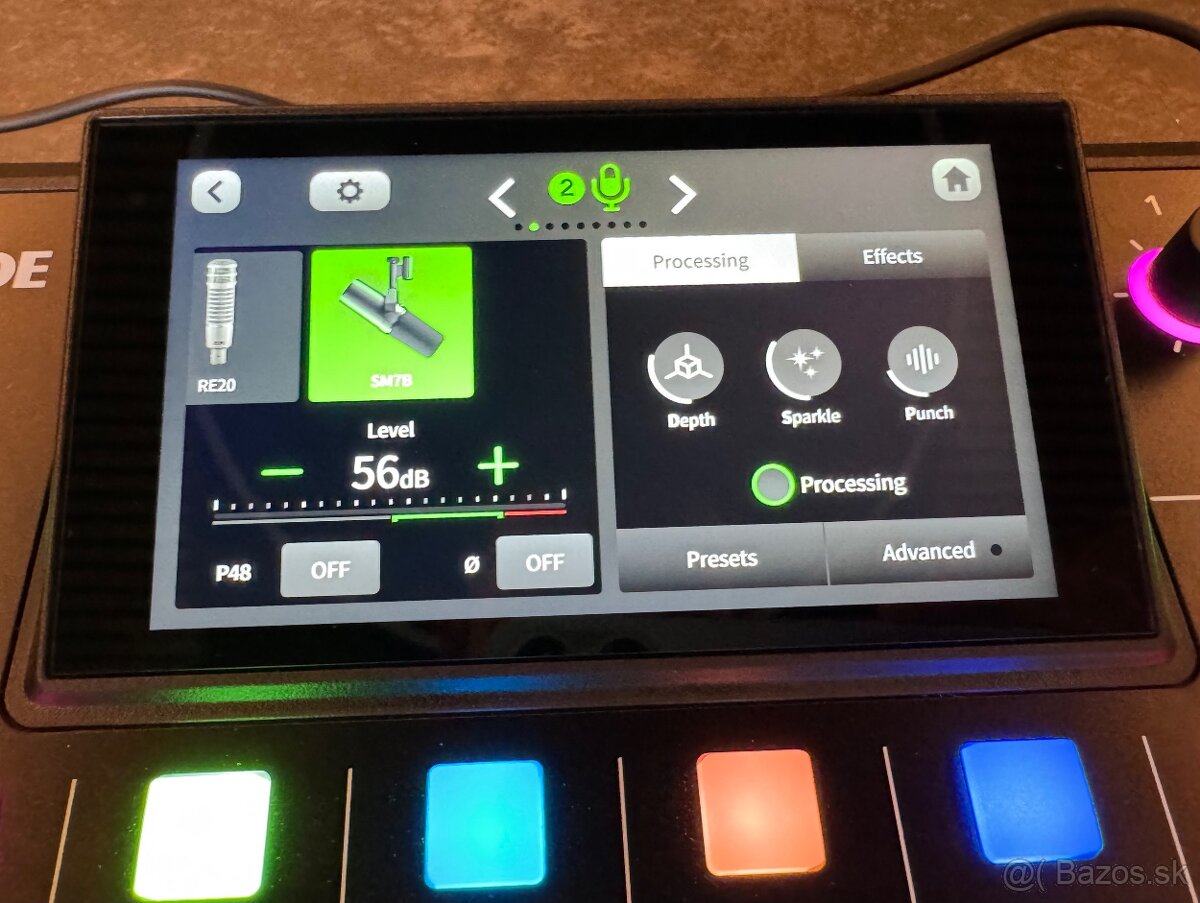 🎙️ Profesionálny audio set – Shure SM7B + Rodecaster Pro II - 3