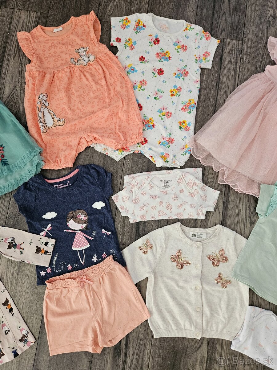 Letný balík oblečenia pre dievčatko 92 - 3
