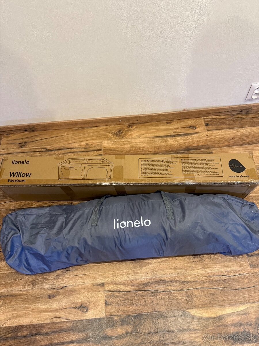 Lionelo Detská ohrádka Willow XL grey concrete 187x207cm - 3