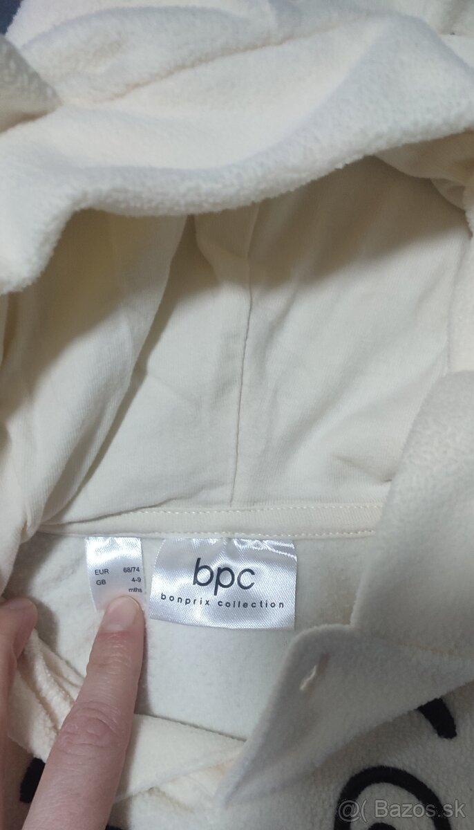 Flísová mikina Bonprix 68/74 nová - 3