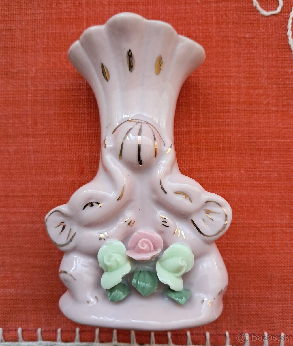 Dekorácia - ružový porcelán - 3