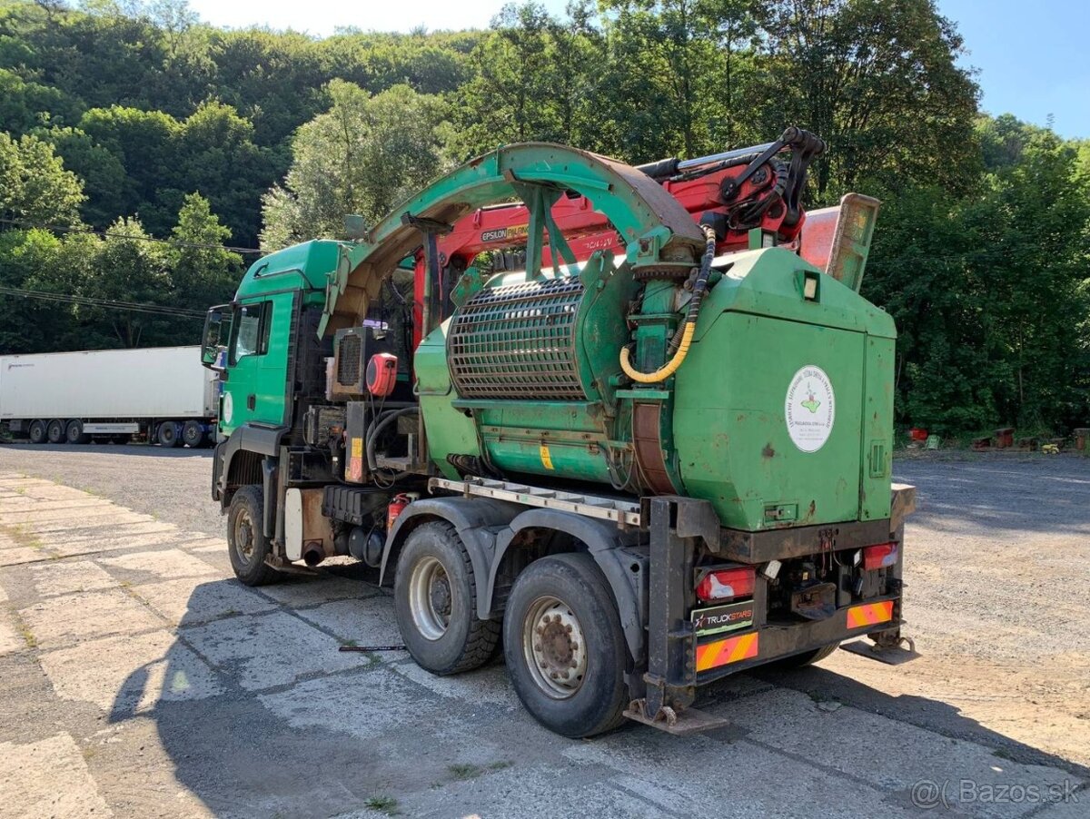 Štěpkovač MAN - JENZ 6x4 /8148/ - 3
