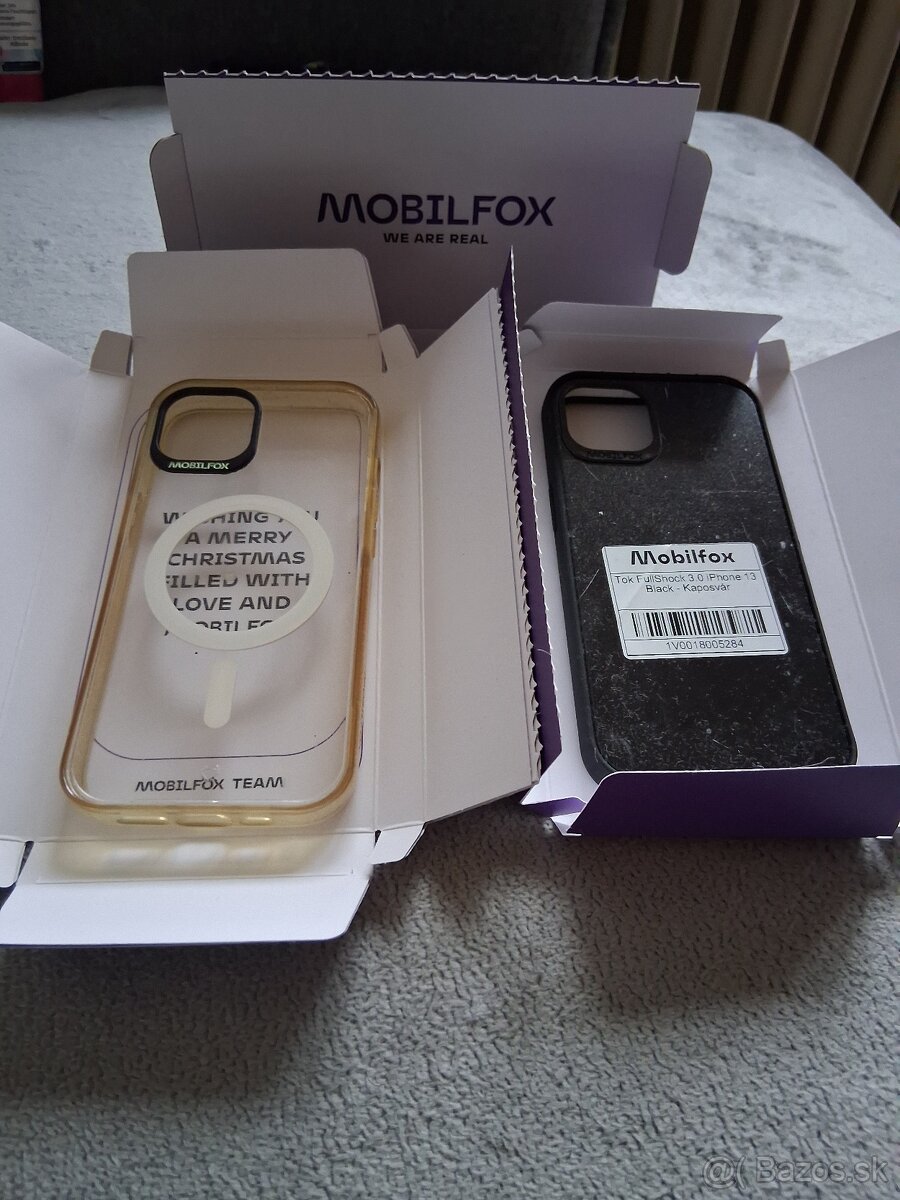 MOBILFOX obal kryt 1+1 zadarmo Apple iPhone 13 Black Grunge - 3