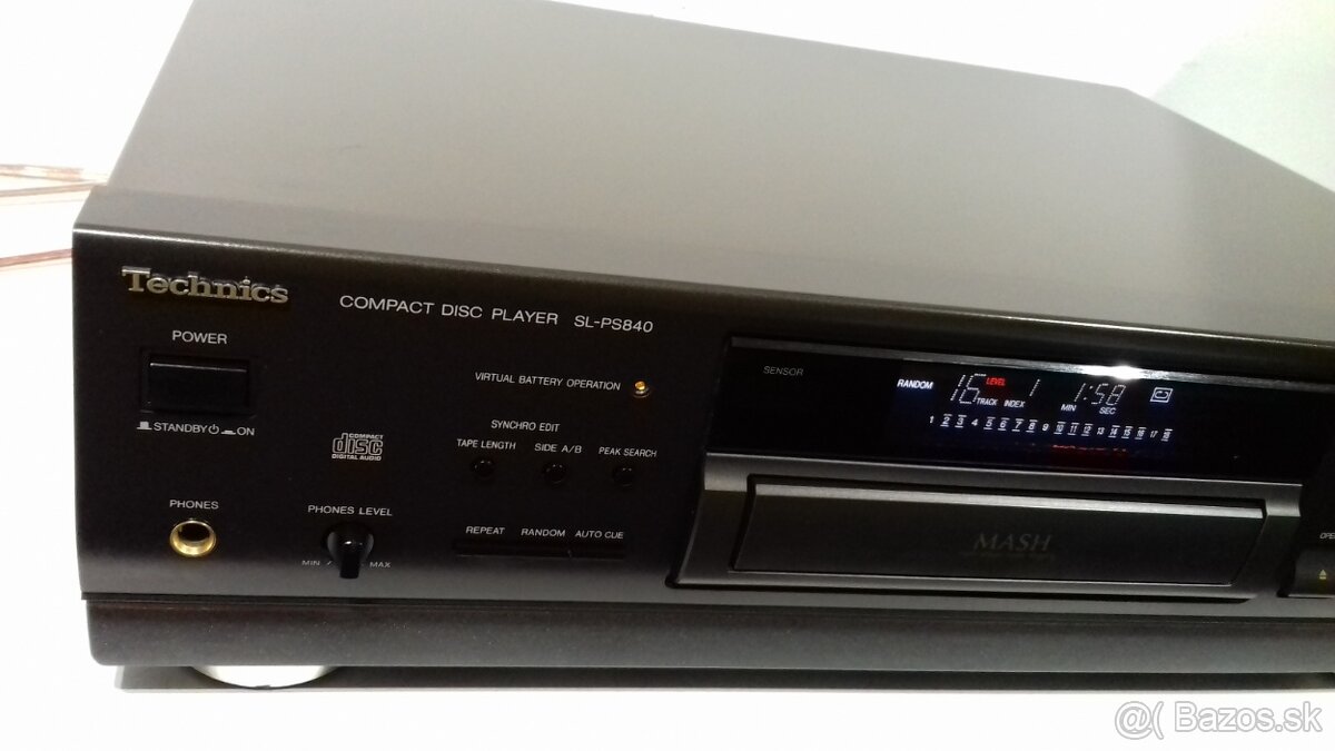 ClassAA spickovy CD prehravac TECHNICS SL-PS840, Japan, AC54 - 3