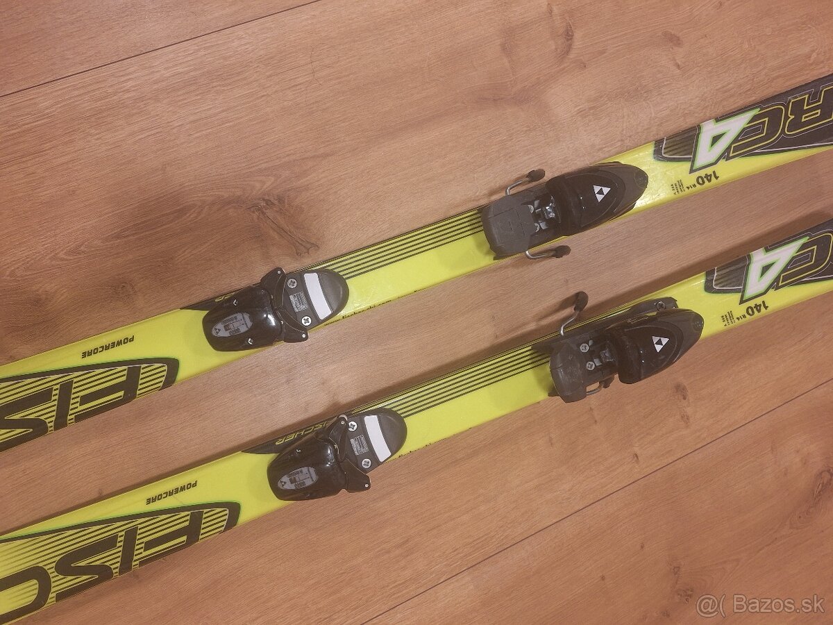 Predám lyže Fischer RC4 140cm - 3