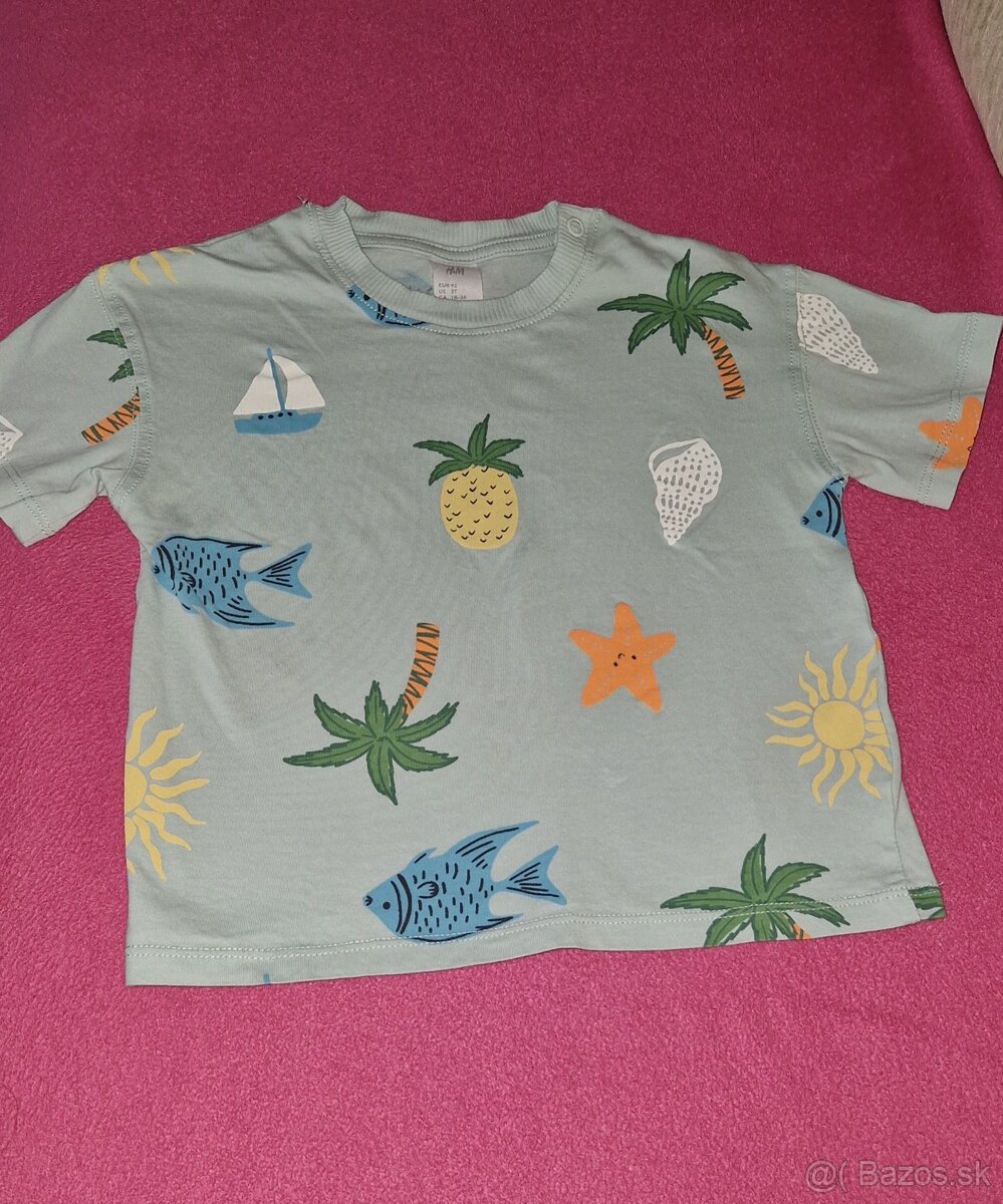 Šortky a tričká H&M, v.92 - 3