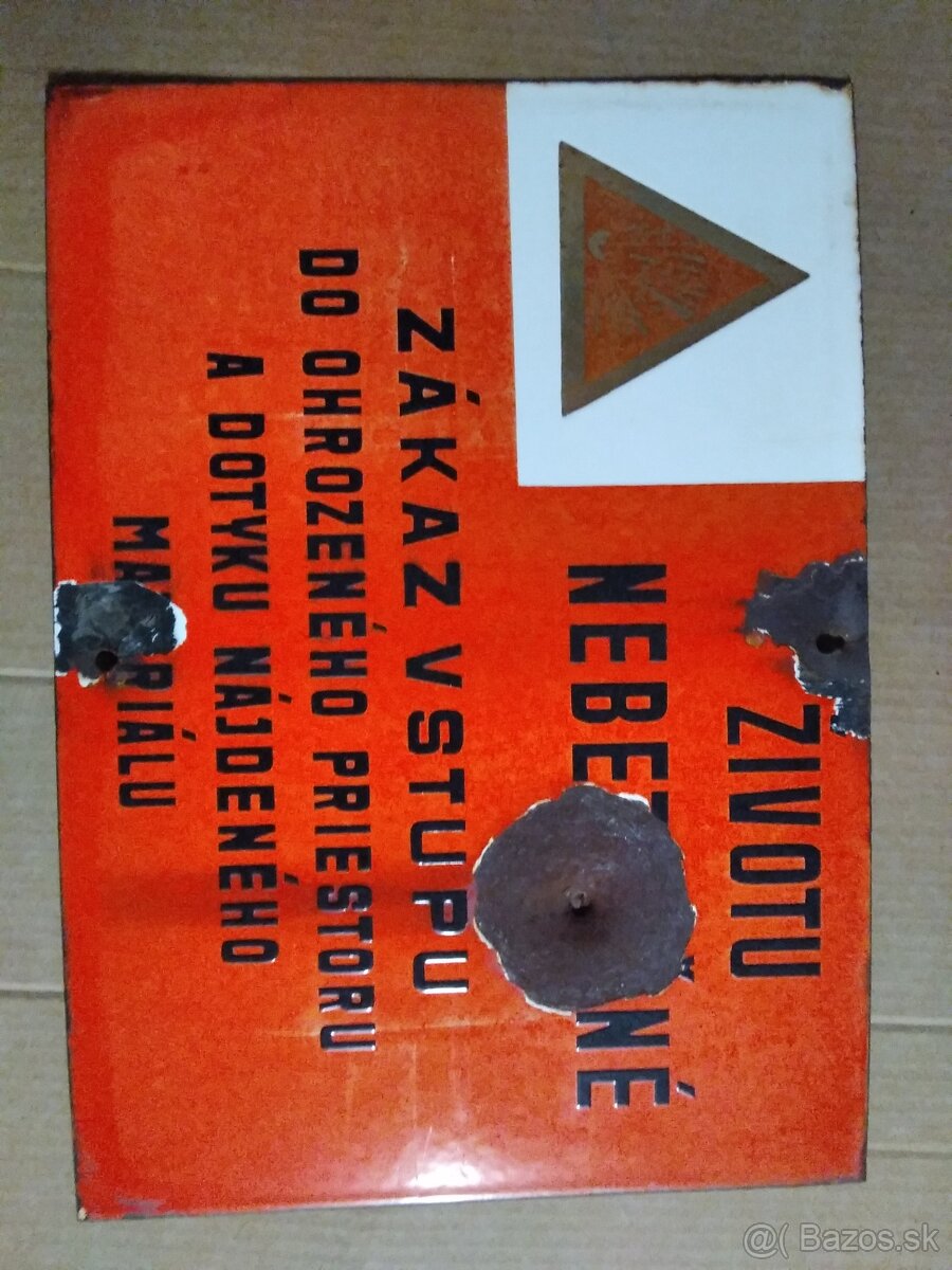 Smaltovane cedule - 3