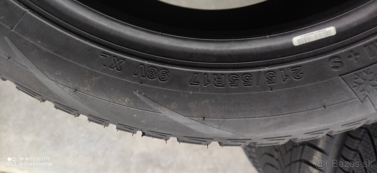 Zimné pneumatiky 215/55 r17 - 3