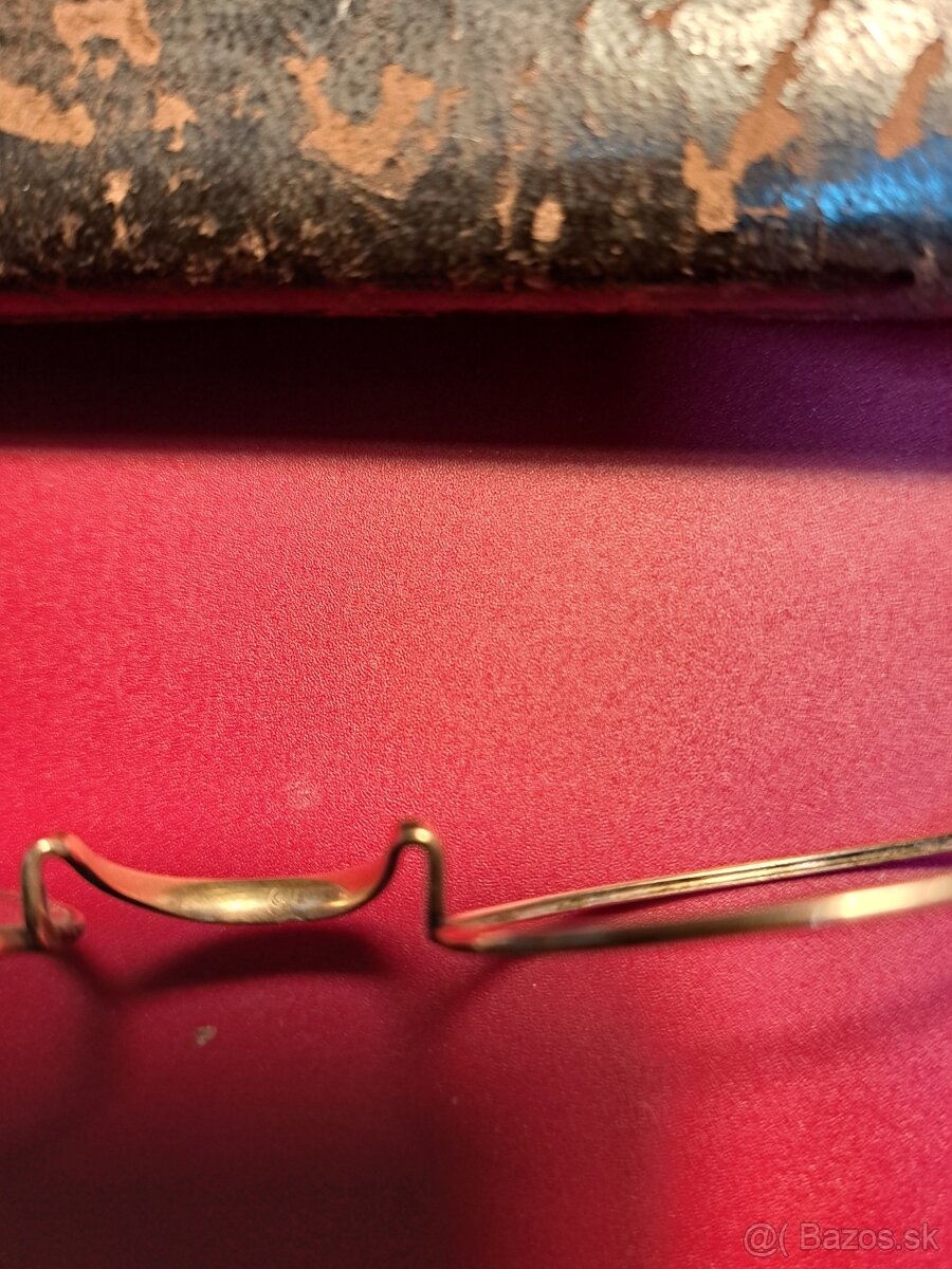 pozlátené originál okuliare - 3