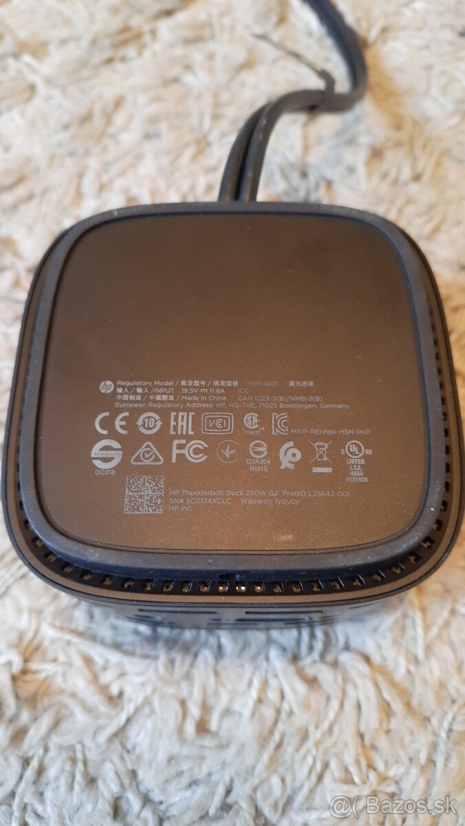 Dokovacia stanica HP Thunderbolt Dock G2 230W - 3