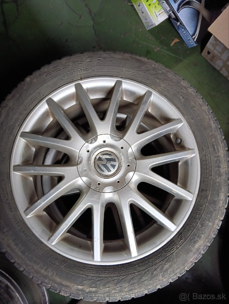 5x112 R17 VW + Zimné pneu - 3