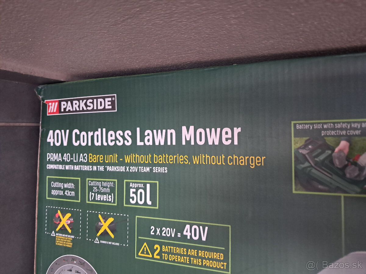 Aku kosacka Parkside PRMA 40 Li A3 - 3