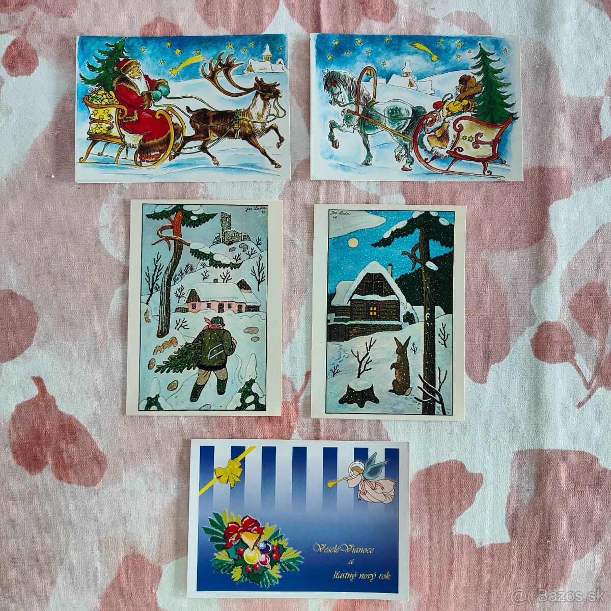 Staré vianočné pohľadnice - 3