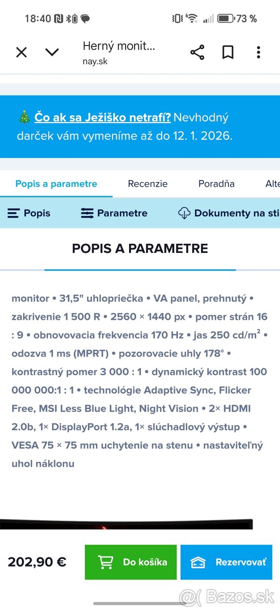 Herny monitor msi - 3