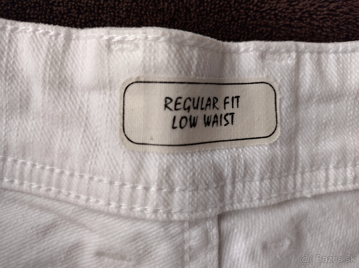 NOVE biele dámske rifle šortky, kraťase - 3